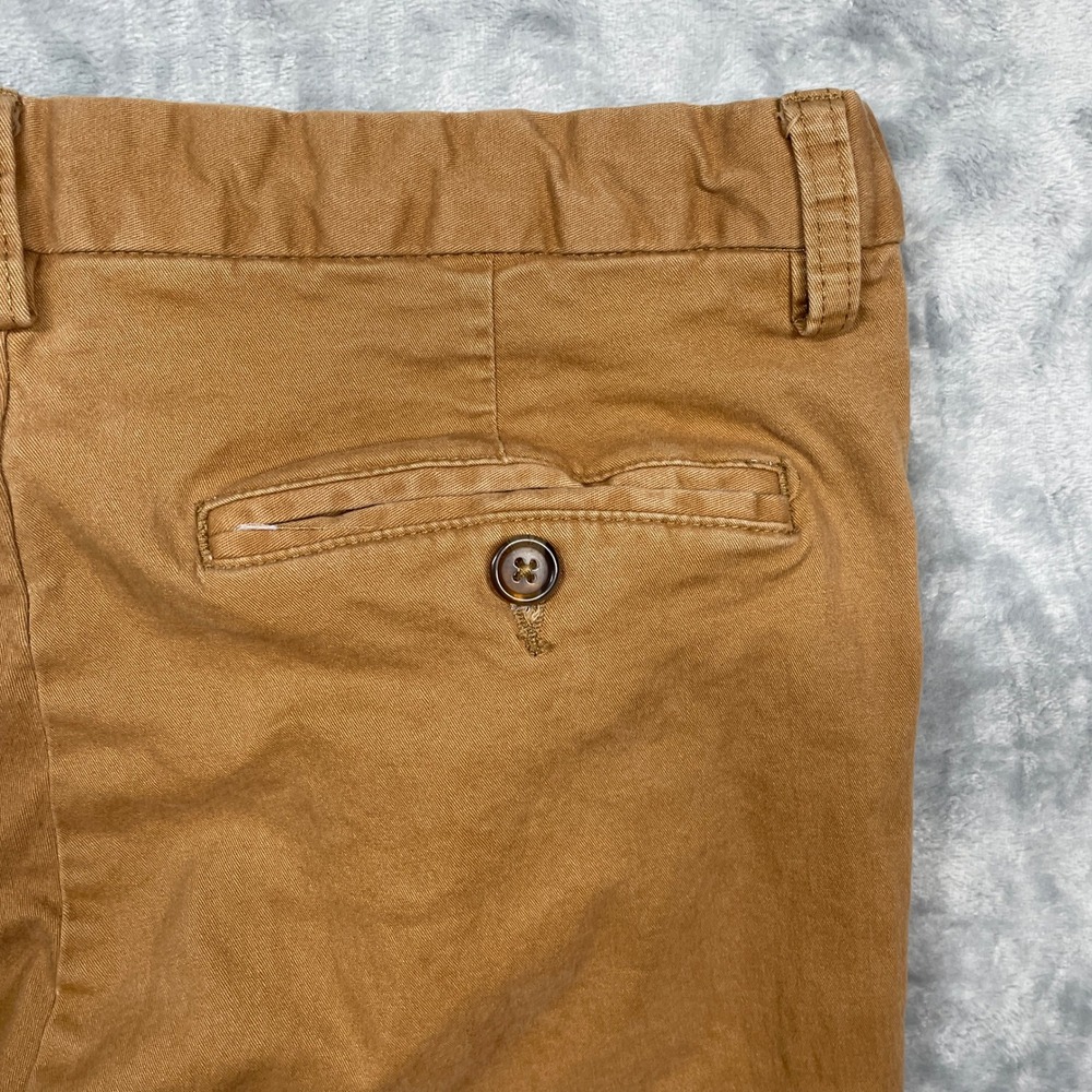 U-510 Chino Pants Mens 32x26 Brown Slim Fit Cotton Stretch Tapered Leg - Picture 11 of 13